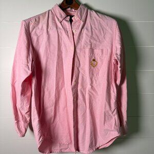 Lauren Ralph Lauren Women's Sz 10 Pink Button Down Shirt